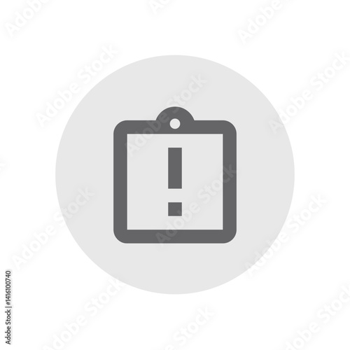 Assignment Late Outlined Icon