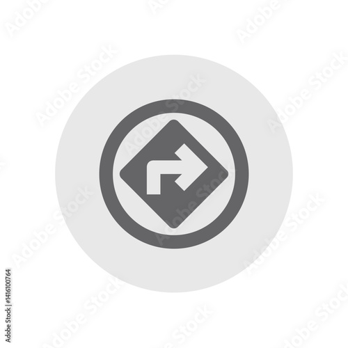 Free Download Assistant Direction Outlined Icon - GFXLoad