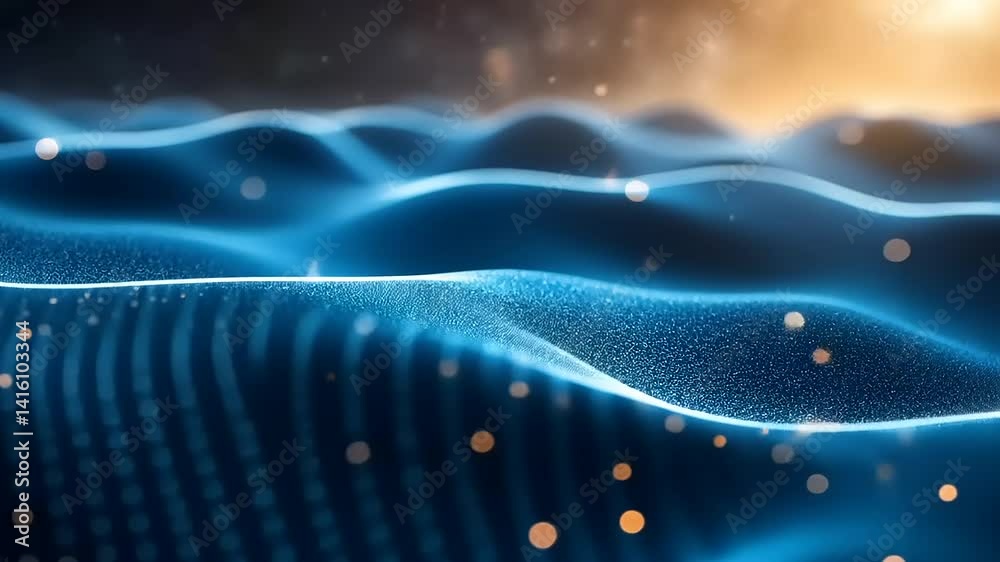 Abstract digital wave landscape (1)