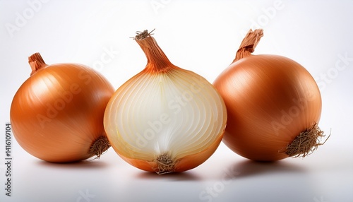 Wallpaper Mural onion, white background Torontodigital.ca