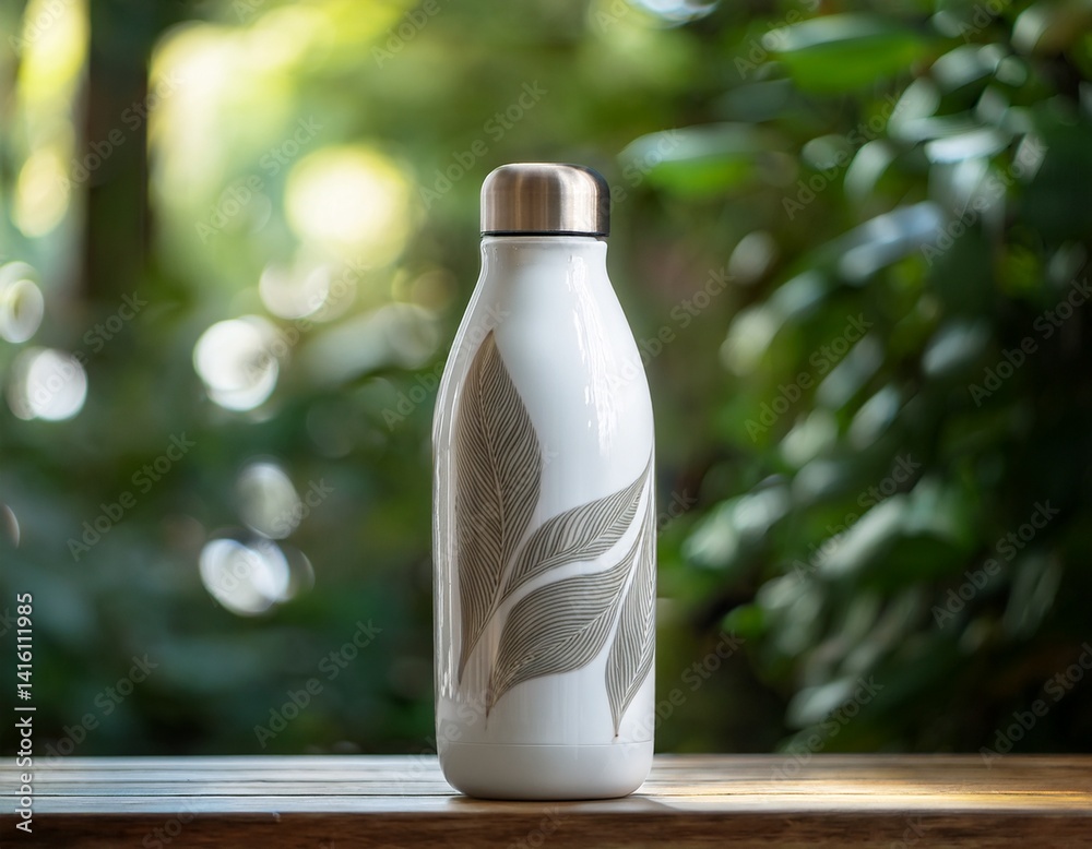 white Water bottle with unique design white Water bottle with unique design