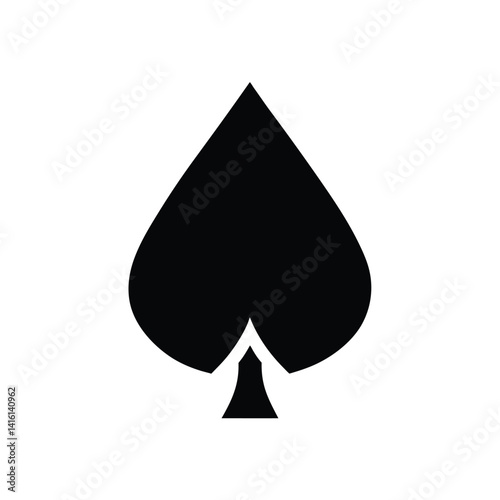 Playing Card Icon Vector Illustration,