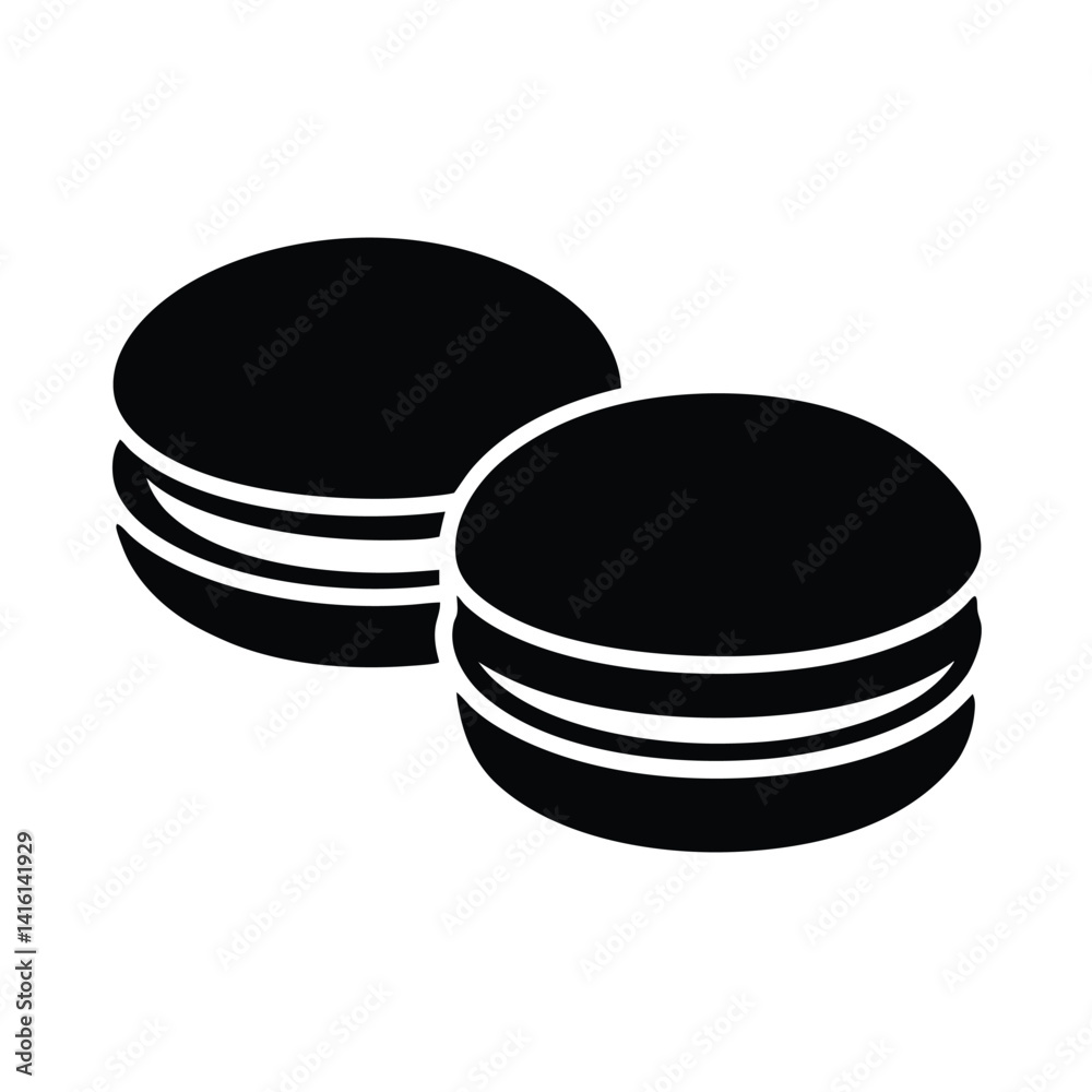 Macarons Icon Vector Illustration, Macarons Icon Vector Illustration,