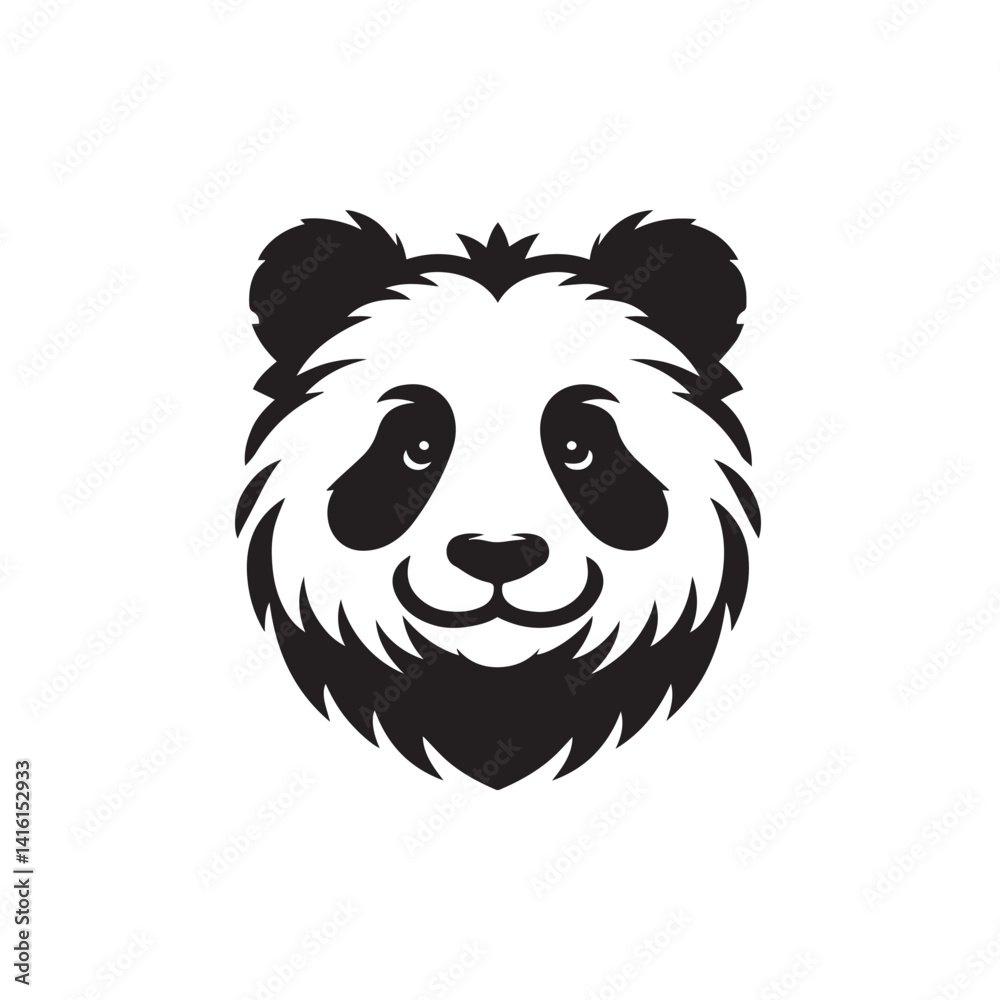 vector illustration of panda vector illustration of panda