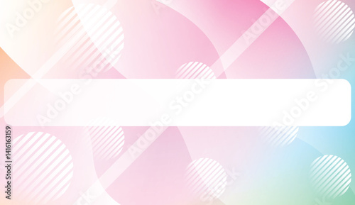 Dynamic shape background With Wave Gradient Shape, Line, Circle, Space for Text. For Futuristic Ad, Booklets. Vector Illustration