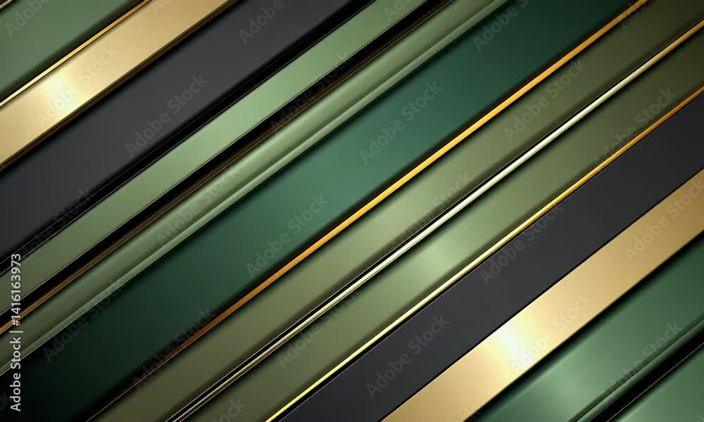 Dark green background with gold lines, dark green gradient background with golden light effects, elegant curves, vector illustration style, simple design, Dark green background with gold lines, dark green gradient background with golden light effects, elegant curves, vector illustration style, simple design,