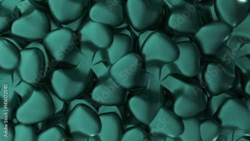 abstract background of green stones