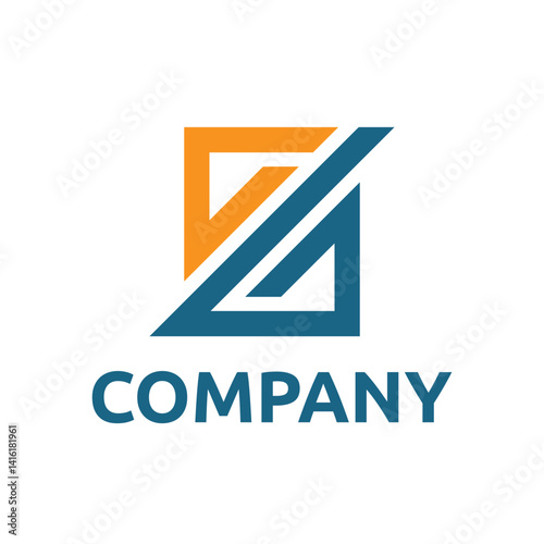 Double Triangle Office Company Business Branding Abstract Line Logo Template Free Download Double Triangle Office Company Business Branding Abstract Line Logo Template - GFXLoad