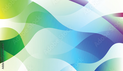 Futuristic Background With Color Gradient Geometric Shape. For Futuristic Ad, Booklets. Vector Illustration with Color Gradient.