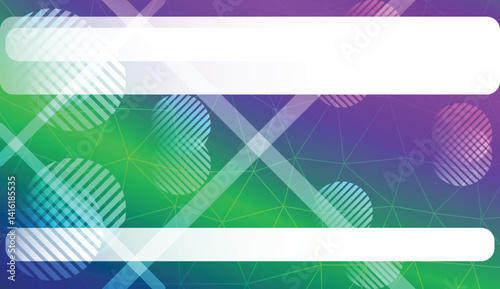 Decorative background with triangles, line, circle, space for text. Decorative design For interior wallpaper, smart design, fashion print. Vector illustration.