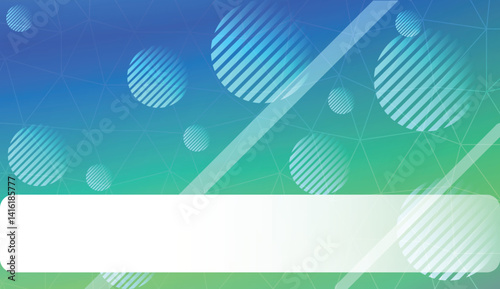 Decorative pattern with triangles, line, circle, space for text style. For textures or wallpaper. Vector illustration. Creative gradient color.