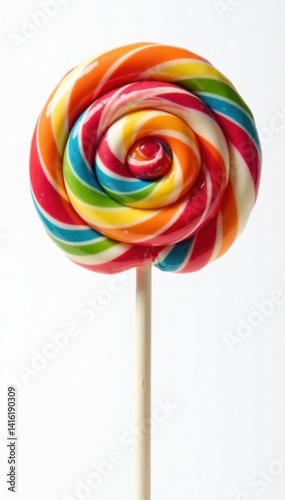 Wallpaper Mural Colorful lollipop isolated on white background , fruit, treat Torontodigital.ca