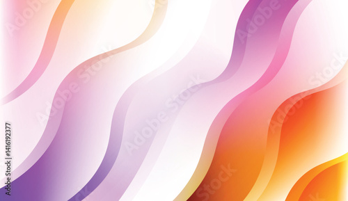 Futuristic Color Design Geometric Wave Shape. For Flyer, Brochure, Booklet And Websites Design Vector Illustration with Color Gradient.