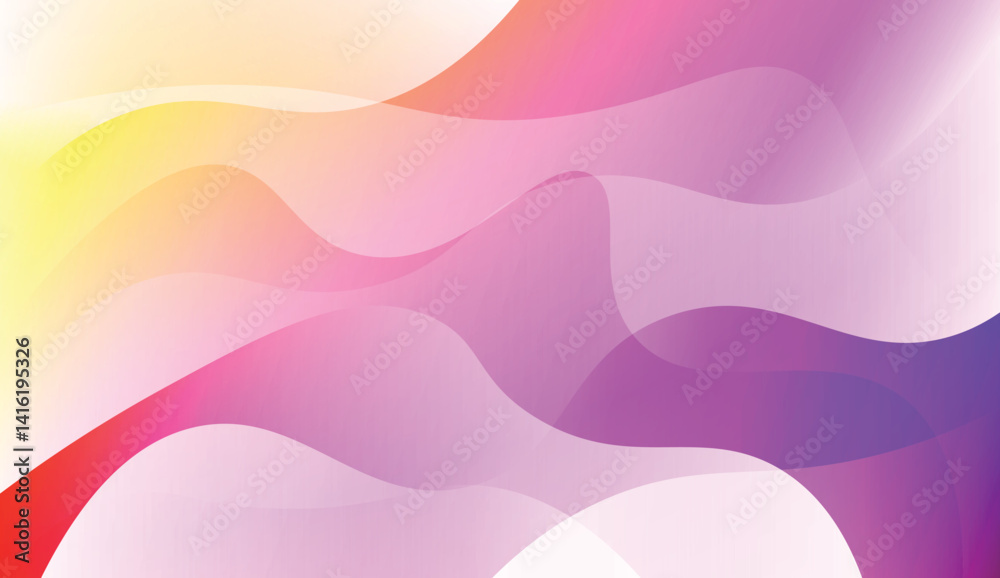 Fototapeta premium Abstract Background With Dynamic Effect. For Futuristic Ad, Booklets. Vector Illustration with Color Gradient.