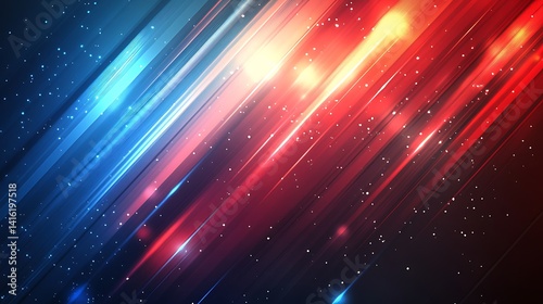 Futuristic Abstract Geometric Art, Abstract digital art with diagonal lines and geometric shapes