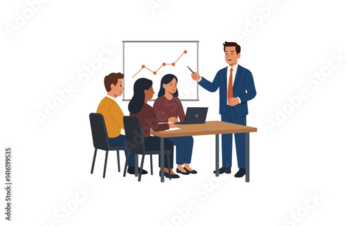 meeting vector image