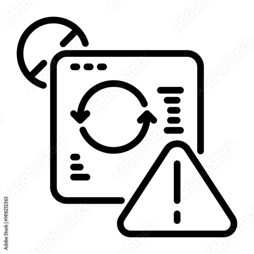 disconnect icon, line icon style
