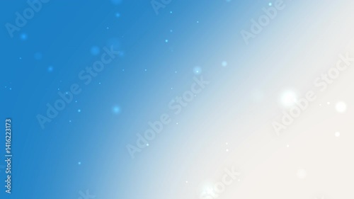 Wallpaper Mural Blue to cream gradient background with glowing light particles and soft bokeh perfect for festive designs celebrations or digital event themes Torontodigital.ca