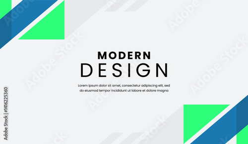 Free Download Blue and green abstract geometric background vector illustration - GFXLoad