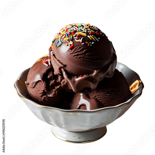 ice cream in a bowl