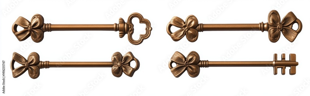 Decorative Bronze Keys Decorative Bronze Keys