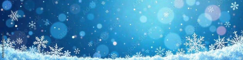 Silhouette of delicate hand-drawn snowflakes against blue winter background, snowflake, calm Silhouette of delicate hand-drawn snowflakes against blue winter background, snowflake, calm