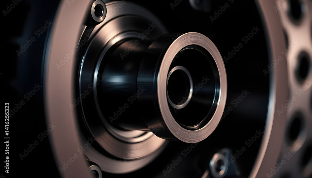 close up of a metal object with a black background close up of a metal object with a black background