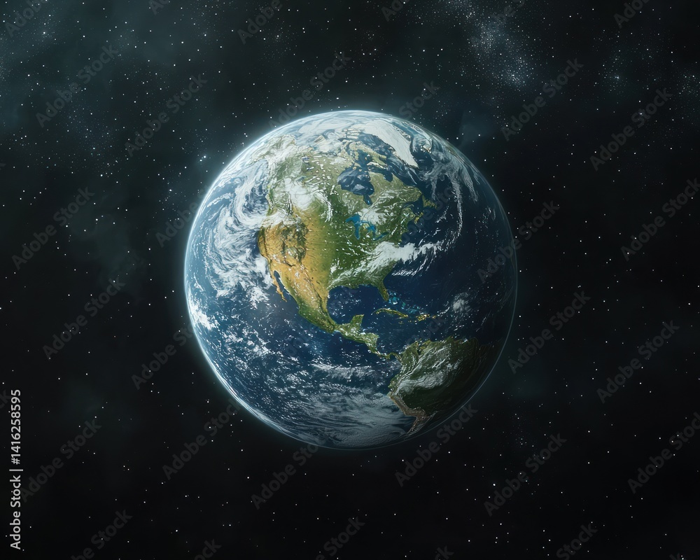 Obraz premium Earth from Space