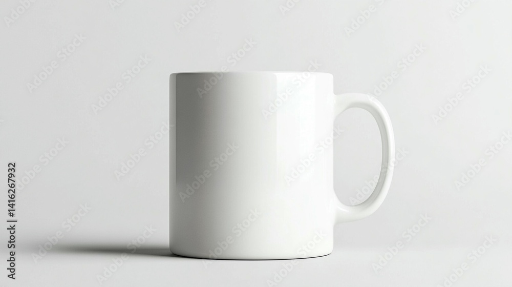 White Mug Mockup: Design Template White Mug Mockup: Design Template