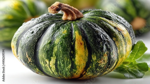 a Vegetable Marrow, isolated on white background,stock photo