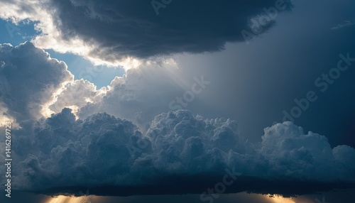 White nimbus clouds
1