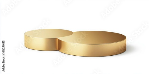 gold ribbon isolated on white, gold ribbon isolated on white, isolated, white, metal, gold, bowl, empty, 3d, object, box, food, plate, round, can, illustration, silver, shiny, vector, podium, 