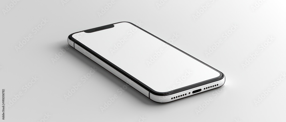 White Mobile Phone mockup White Mobile Phone mockup