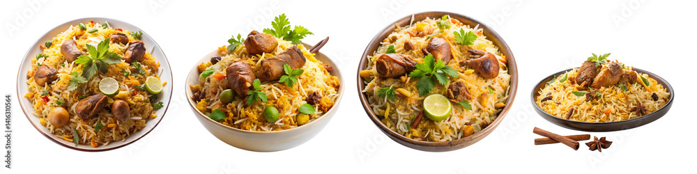 Biryani isolated on transparent background. Biryani isolated on transparent background.