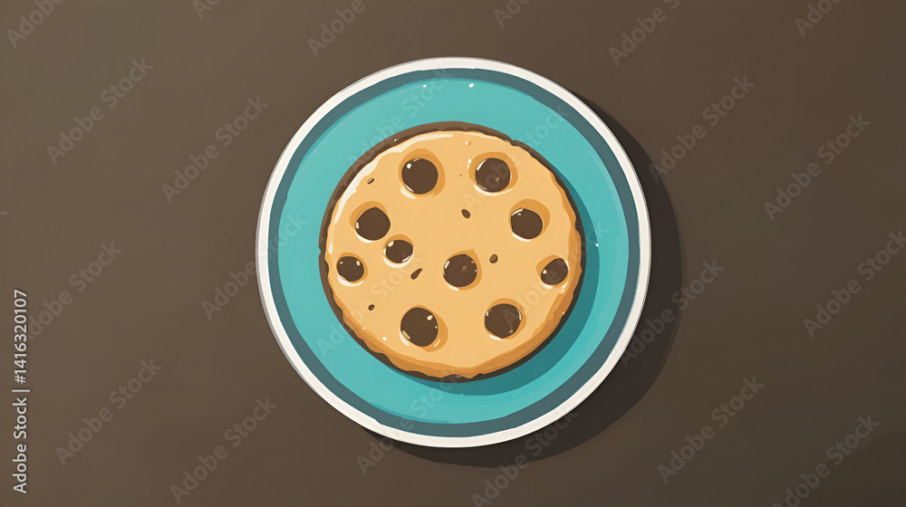 Fototapeta premium cookie sweet icon sign vector
