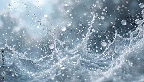 Wallpaper Mural drops of water Torontodigital.ca