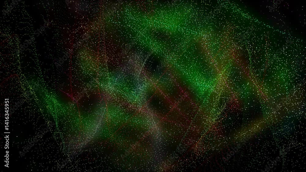Glowing particle background Glowing particle background