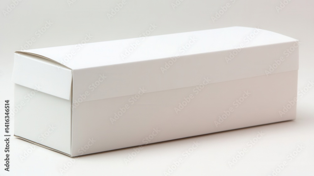Obraz premium Blank white rectangular box (17)