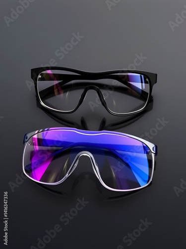 2 paires de lunettes de protection