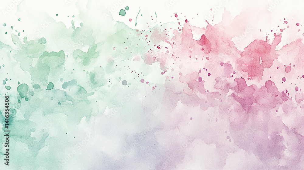 Obraz premium Subtle watercolor texture. Delicate watercolor flow.