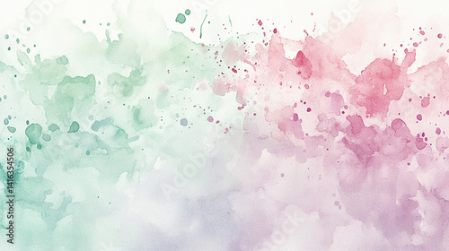 Subtle watercolor texture. Delicate watercolor flow.