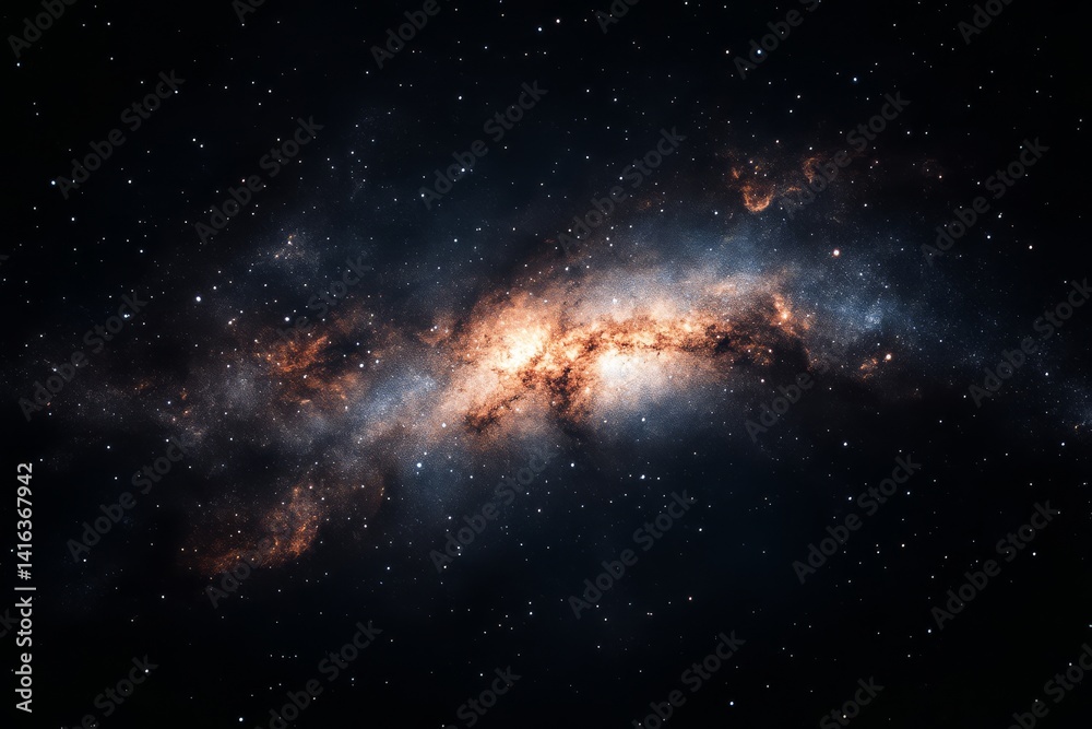 Celestial Panorama: Capturing the majesty of the cosmos, this image presents a breathtaking view of the universe, with the luminous expanse of stars and galaxies stretching across the dark expanse. Celestial Panorama: Capturing the majesty of the cosmos, this image presents a breathtaking view of the universe, with the luminous expanse of stars and galaxies stretching across the dark expanse.