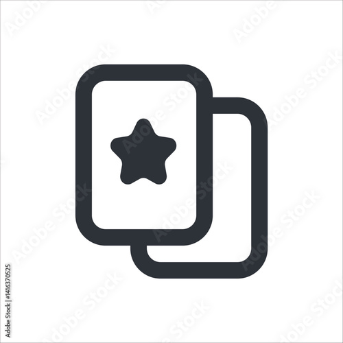  An icon designed to represent a card game, perfect for gaming or entertainment-related projects.