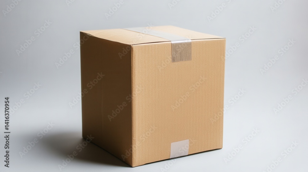 Simple cardboard box Simple cardboard box
