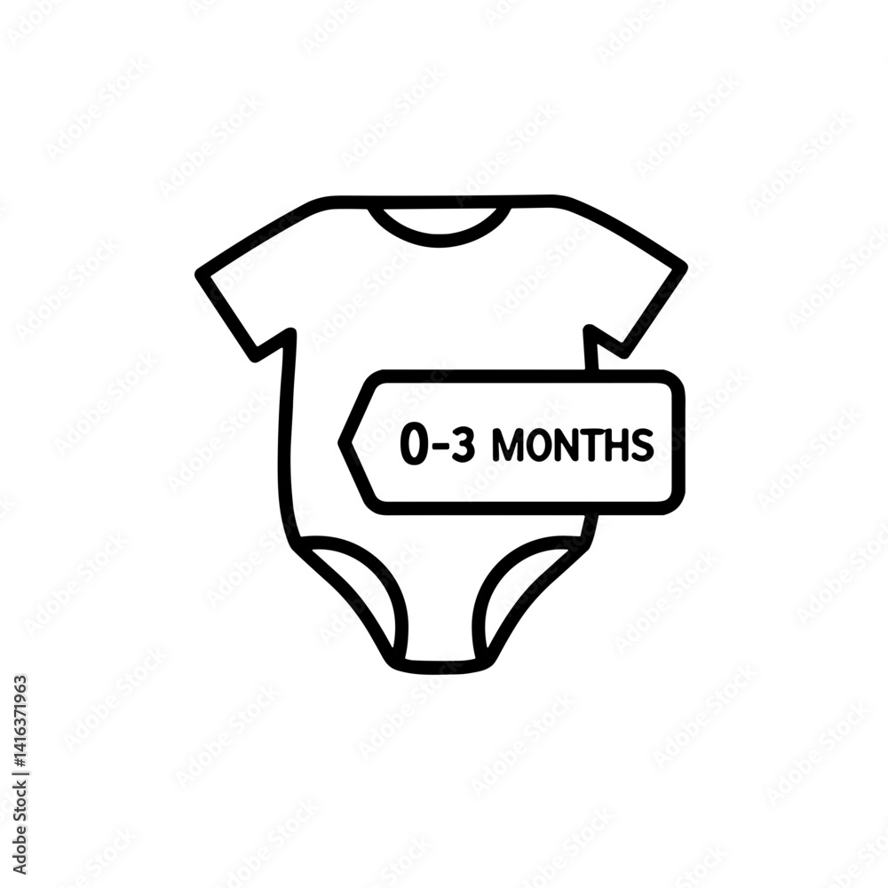 Baby Onesie for Newborns 0-3 Months in Minimalist Style Baby Onesie for Newborns 0-3 Months in Minimalist Style