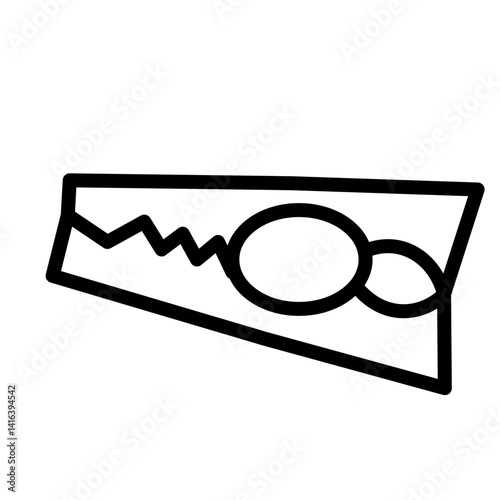 Clothespin Vector Line Icon Design
