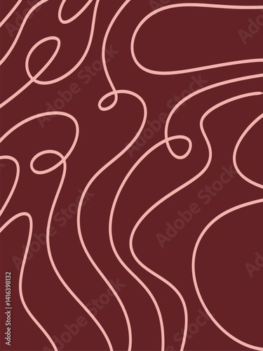 Adobe Illustrator Artwork, Cool, fun, creative, abstract wavy lines. Simple, minimal, repeat backdrop texture., colorful minimalist festive backgrounds for greeting card, postcard, invitation, cover, 
