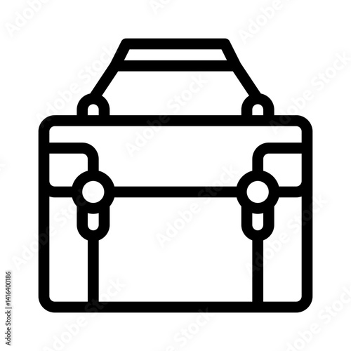 briefcase line icon