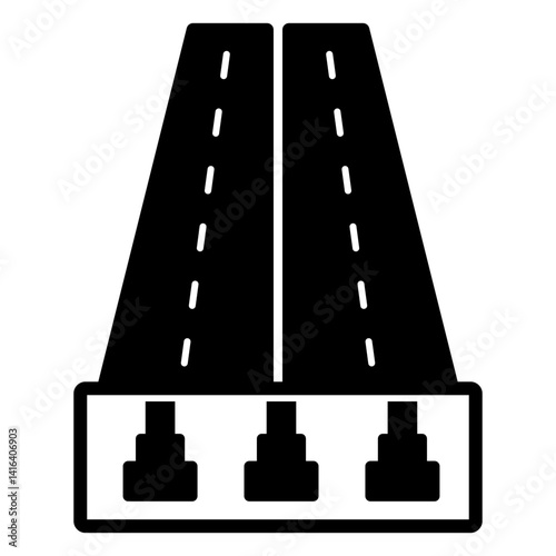 concrete road
