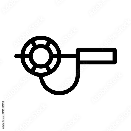 brooch line icon